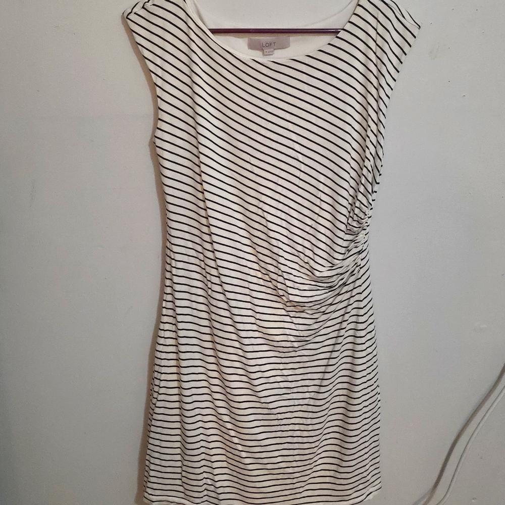 #37 LOFT striped dress
